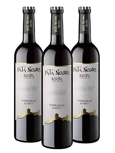 Pata Negra Reserva - Vino Tinto D.O Rioja - Caja de 3 Botellas x 750 ml