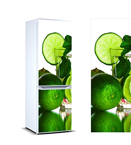 Pegatinas Vinilo para Frigorífico Lima | Varias Medidas 185 x 60 cm | Adhesivo Resistente y de Fácil Aplicación | Pegatina Adhesiva Decorativa de Diseño Elegante