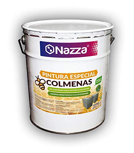 Pintura Acrílica Para Colmenas | Sin Secantes ni Disolventes | Pintura NO agresiva con las abejas y con colores agradables para ellas | Color Verde | Formato de 15 Litros