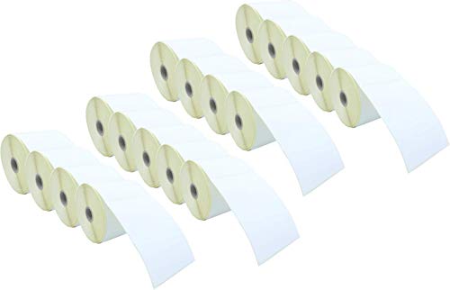 Rollos de 500 etiquetas de alta calidad, 100 x 150 mm, para impresora térmica o escritura manual, 18 rollos
