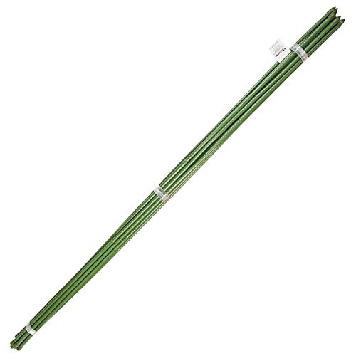 SATURNIA Tutor Varilla Bambú Plastificado Ø 8 - 10 mm. x 60 cm. (Paquete 10 Unidades)