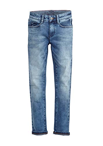 s.Oliver Junior 75.899.71.1008 Jeans, Azul (Mid.Blue Heavy STO 56z6), 158 (Talla del Fabricante: 158/Slim) para Niños