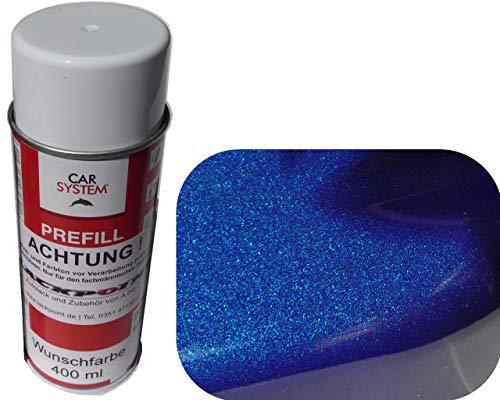 Spray 400 ml 1K Auto barniz noche azul metalizado brillo sin barniz transparente Tuning Trend