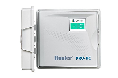 SPW Hunter PRO-HC PHC-2400i - Controlador Wi-Fi de 24 zonas para interiores y residenciales/profesionales con software basado en web Hydrawise - 24 estaciones - Internet Android iPhone App