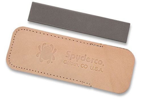 Spyderco 303M Pocket - Piedra para afilar Cuchillos (Media), Color Gris