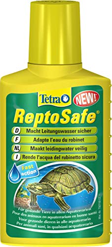 Tetra ReptoSafe 100 ml - Neutraliza los componentes nocivos y garantiza que el agua del grifo sea segura para los reptiles acuáticos, tales como tortugas y anfibios