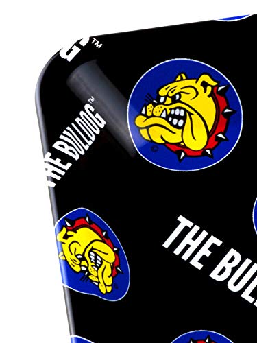 The Bulldog Amsterdam - Bandeja de metal con múltiples logotipos, tamaño grande, 30 x 22 cm