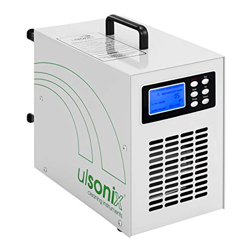 Ulsonix Generador de ozono profesional AIRCLEAN 20G Purificador aire Ozonizador Maquina de ozono 20000 mg/h, 170 W, Temporizador, Mando a distancia incl. Blanco