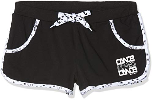 Urban Dance Contrast Piping Hot Pant Pantalones Cortos Deportivos, Negro (Black 7), L para Mujer