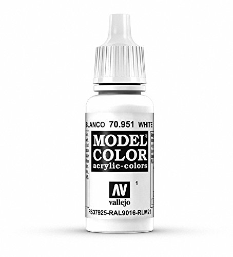 Vallejo Model Color Pintura Acrílica, Blanco (White), 17 ml