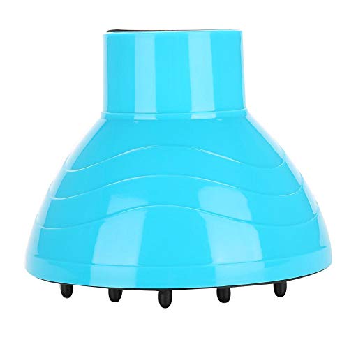 Ventilador universal Peluquería Secador de Pelo Rizado Accesorios de la herramienta de modelado de la cubierta del difusor plegable(Blue)
