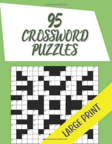 95 Large Print Crossword Puzzles