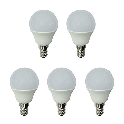 A2BC LED Lighting Pack de bombillas E14, 5.2 W, Blanco neutro 4000K, 5 unidades