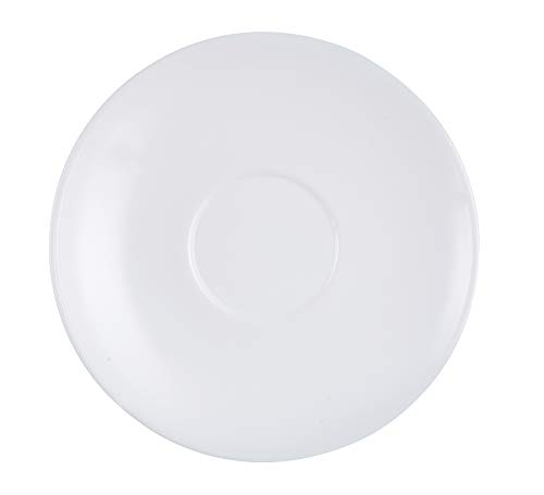 Arcoroc Restaurant-Set 6 platos moka de vidrio opal 11cm, blanco