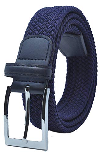Ashford Ridge 33mm (1.25") cinturón elástico Azul oscuro (tamaños 120cm - 130cm)