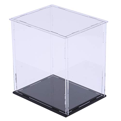 Baoblaze Vitrina de Acrílico Transparente Transparente para Figuras Modelo - 20x20x30cm