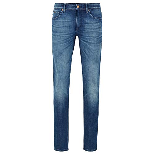 BOSS Hugo Charleston 4 Mid Blue Washed Extra Slim Jeans 425 50421071 36x34(LNG)