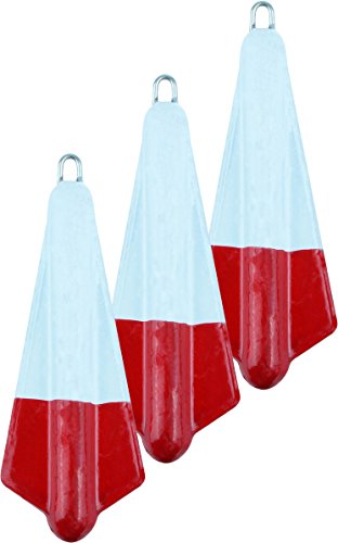 Clásico plomo de arenque de Storfisk fishing & more, con ojal en rojo y blanco (3 piezas), 50, 70 u 80 gramos o set, 70 gramm