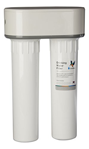 Doulton W9380020 Filtro Doble Purificador de Agua de Plástico, Bajo Encimera y Cartucho Ultracarb, color Blanco