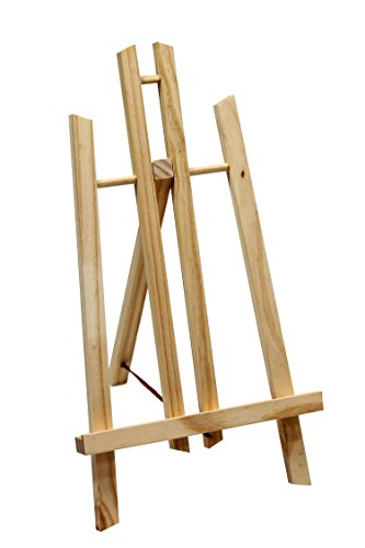 Expositor / caballete de mesa de 40 cm de alto, de madera maciza, plegable y ahorra espacio, soporte para fotos, soporte decorativo, caballete de asiento