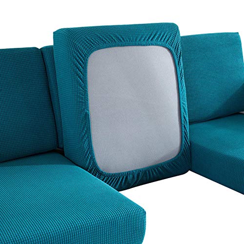 Fengshengli - Cojín para sofá o decoración del hogar, asiento de dormitorio, funda de repuesto elástica para muebles (1 asiento), color azul