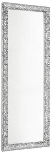 GaviaStore - Julie 140x50 cm - Espejo de Pared Moderno - Grande Largo Cuerpo Entero hogar decoración Sala de Estar Salon Modern Dormitorio baño Entrada Wall (Silver)