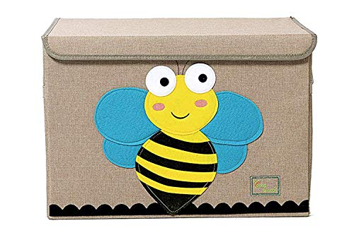 Gran caja de almacenamiento con tapa, plegable y resistente, ideal para que tus hijos guarden los juguetes, marca TruReey
