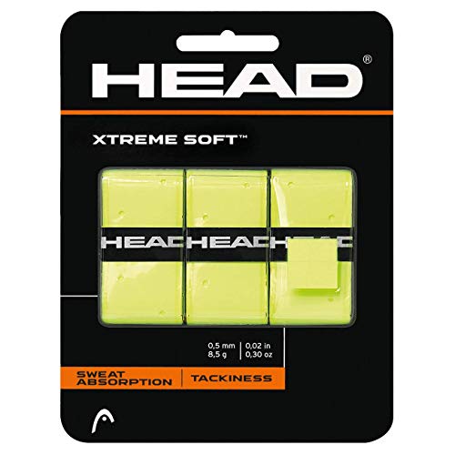 Head Xtremesoft Pack de Overgrip, Unisex Adulto, Amarillo, S