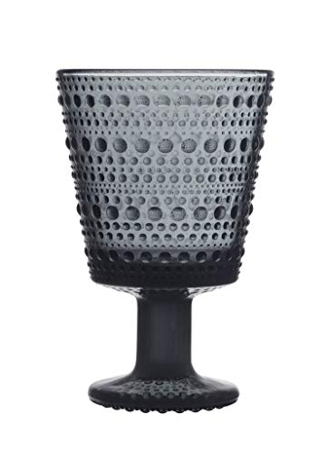 Iittala Kastehelmi 1057031 - Juego de vasos (2 unidades, 26 cl), color gris