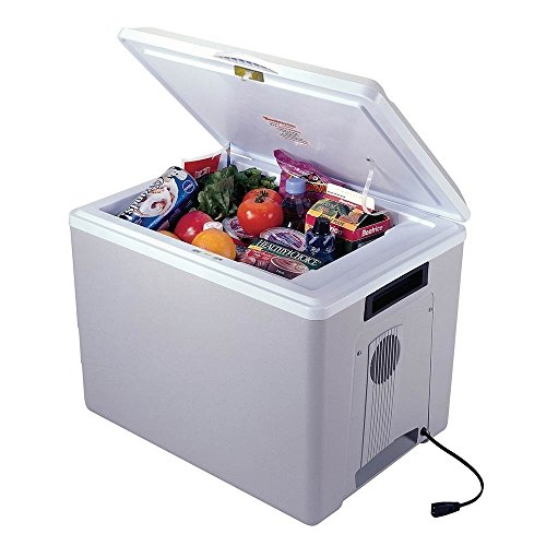 KoolatronGrayElectric Cooler and Warmer 36 Quart (34 Litres) Portable Iceless Thermoelectric Cooler, Holds Upto 60 Cans 12V DC Plug, Car Adapter Great for Camping, Travel & Picnics