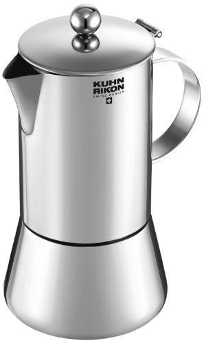 Kuhn Rikon 38093 Cafetera Italiana Espresso Juliette Acero Inoxidable 0,2L 4 Tazas inducción