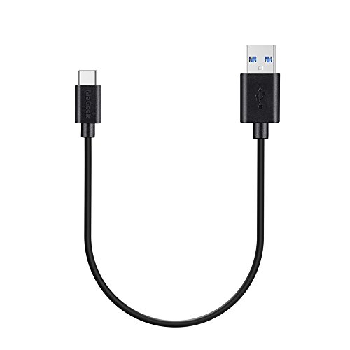 MaGeek® 0,3m Corto Cable USB Tipo C a USB 3.0 (USB-C a USB 3.0) para Samsung Galaxy S8, S8+, MacBook, Nintendo Switch, Sony XZ, LG V20 G5 G6, HTC 10 y más (Negro)