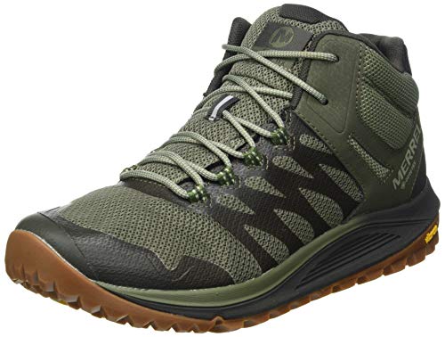 Merrell Nova 2 Mid GTX, Zapatillas para Caminar Hombre, Verde (Lichen), 47 EU