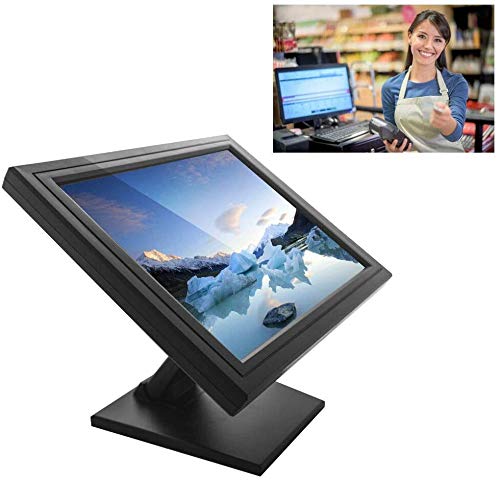 Monitor LCD Táctil de 17'' con USB Monitor Stand, Monitor Táctil, Para Restaurante, Cafetería, Sistema de Caja de Registradores Kiosk POS Stand LED (1280 x 1024, 220 V)