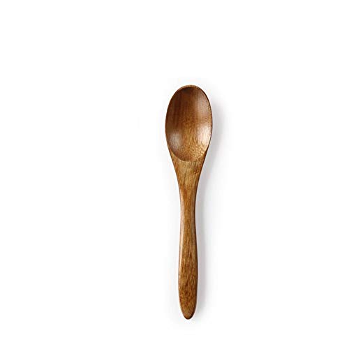 N\C 2 cucharas pequeñas de madera hechas a mano para niños