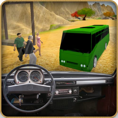 Offroad conductor de autobús turístico Rush Mania Driving Adventure3D: transporte de pasajeros frenesí de conducción en Hill Areas Simulator juego gratuito para niños 2018