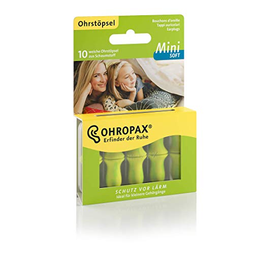 Ohropax Mini Soft, Paquete de 5, Total 50 Unidades