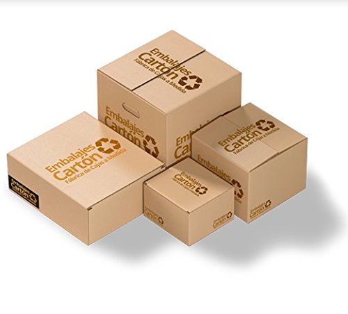 Pack 10 unidades Caja Cartón | Medidas 80 cm x 50 cm x 30 cm | Cartón Corrugado | Color Marrón