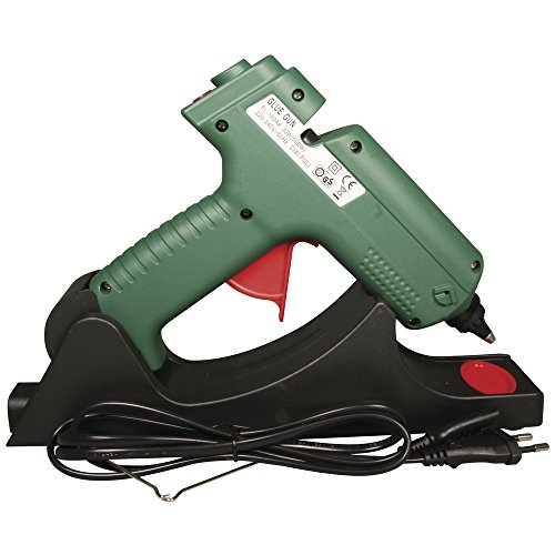 Rayher Pistola de Pegamento Caliente inalámbrica con estación Base, 20,5 x 17 cm, Paquete de 1 Unidad, Verde, Rojo, 30.5 x 35 x 9 cm