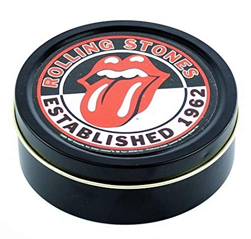 Rolling Stones Caja Redonda Metalica Logo