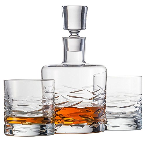 Schott Zwiesel 120147 Basic Bar Surfing Whisky Compuesto por 1 – Juego de Jarra y 2 Double Old Fashioned Vasos Whisky Set, Cristal, incoloro, 22.5 x 13.0 x 23.0 cm