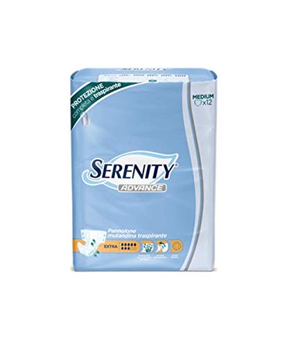 Serenity Advance+ Pañales Para Incotinencia, talla M (70-110 cm), pack de 15 unidades