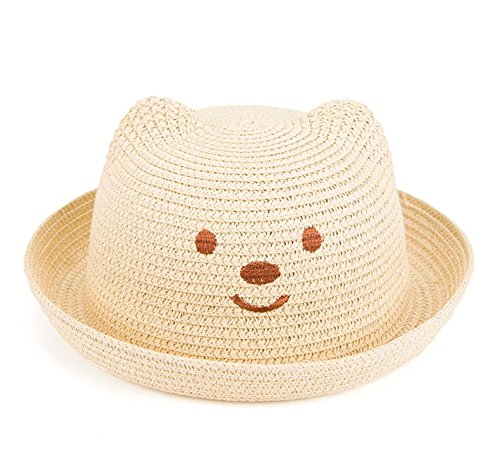 Skyeye Sombrero de los Niños de la Moda Versión Coreana del Sombrero del Oso del bebé Visera del Sol Sombreros Sombrero de los Niños del bebé Playa al Aire Libre