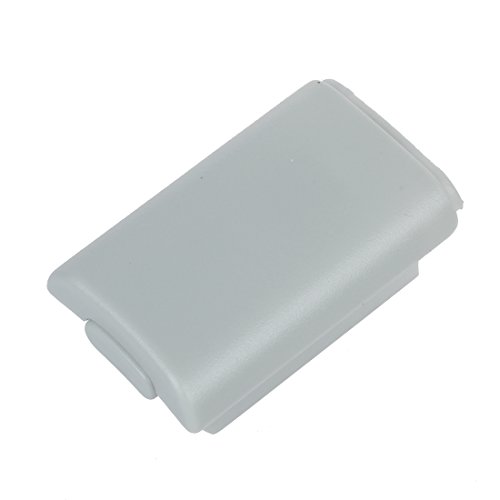 SODIAL(R) Sostenedor cubierta caja paquete cascara de bateria de reemplazo Blanco para microsoft XBOX 360 Controlador inalambrico Mando de juego