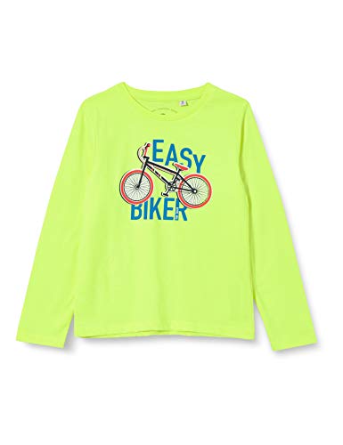 Tom Tailor Langarmshirt Camiseta, Verde Lima, 92/98 cm para Bebés