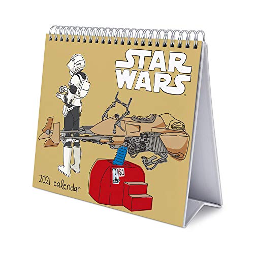 ERIK - Calendario de Escritorio 2021 Star Wars Classics, 17x20 cm