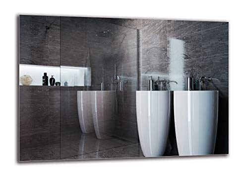 Espejo LED Premium - Dimensiones del Espejo 100x70 cm - Espejo de baño con iluminación LED - Espejo de Pared - Espejo de luz - Espejo con iluminación - ARTTOR M1ZP-01-100x70 - Blanco frío 6500K