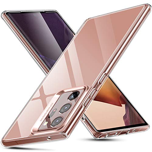 ESR Funda de Cristal Templado para Samsung Note 20 Ultra 5G[Funda Cristal Templado 9H] [Resistente Arañazos][Marco TPU Flexible][Funda Protectora para Samsung Note 20 Ultra 5G][Transparente]