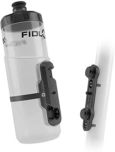 Fidlock - Twist Set compuesto por soporte magnético para botellas y botella para bicicleta, 09609-001021(CLR), transparente
