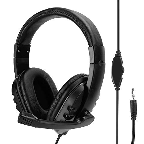 Garsentx Auriculares para Juegos con micrófono Auriculares de 3,5 mm para PS5, PS4, Xbox Series X | S y Xbox One(Negro)